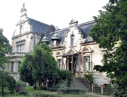 Pałac w Przyczynie Górnej - widok z przodu