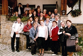 Wycieczka do Zakopanego - zdjęcie pamiątkowe przed pensjonatem