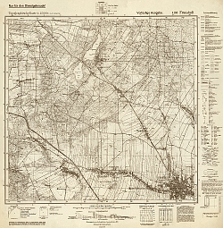 Mapa niemiecka z 1940r.